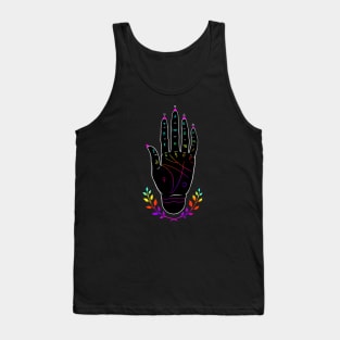 Palmistry hand Tank Top